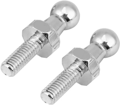 Dailygoods- Gasveer - 2 Stuks - Roestvrij Staal - Schokbestendig - Duurzaam - Eenvoudig te Installeren - OEM Kwaliteit - Gasveerbevestiging