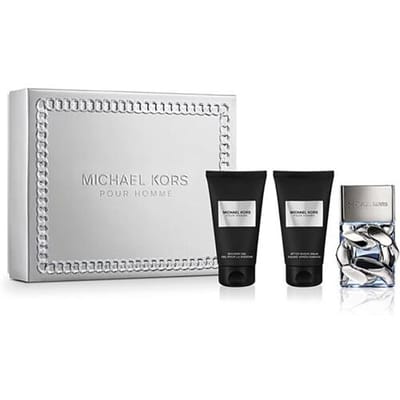 Michael Kors pour Homme Giftset - 50 ml eau de parfum spray + 50 ml aftershave balm + 50 ml showergel - cadeauset voor heren