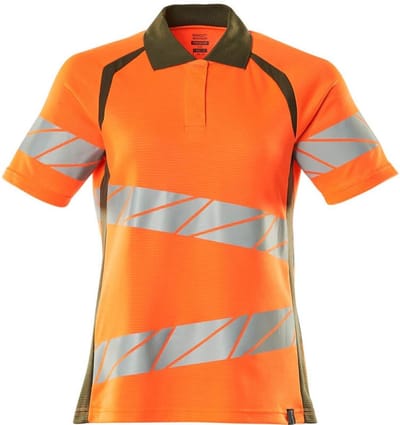 Mascot Accelerate Safe Poloshirt 19093-771 - hi-vis oranje/mosgroen - 2XL