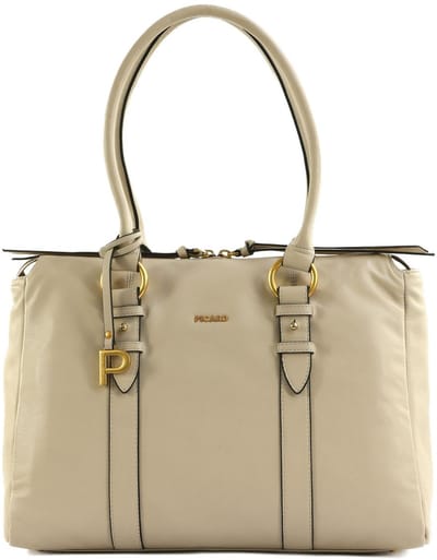 PICARD schoudertas Valesca Cityshopper Cookie beige