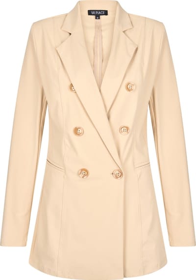 MI PIACE - Travel Mid Blazer Uni Sand 2237 - Maat : S