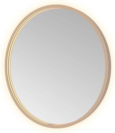 Hotbath &More Mirrors Round LED Badkamerspiegel - Rond - 60 cm - Geborsteld Koper Pvd