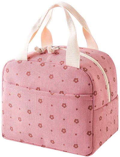 Dailygoods- Lunchtas Geïsoleerd - Dames Koeltas - Grote Capaciteit - Draagtas - Thermische - Lekvrij - 26 x 21 x 18 cm