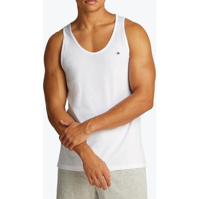 Tommy Hilfiger 3-pack Round Neck Tank Tops White Taglia: S | Biancheria Intima Outlet | Uomo | Bianco