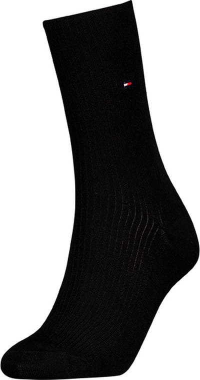 Tommy Hilfiger dames sokken premium refined zwart