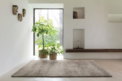 OSTA Lana – Vloerkleed – Tapijt – geweven – wol – eco – duurzaam - modern - berber - Grijs Bruin - 200x290