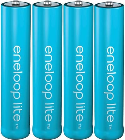 Herbruikbare Batterijen - Oplaadbare Accu's - Huishoudelijk Gebruik - Tot 3000 Oplaadcycli - 4x AAA R3 - Wit