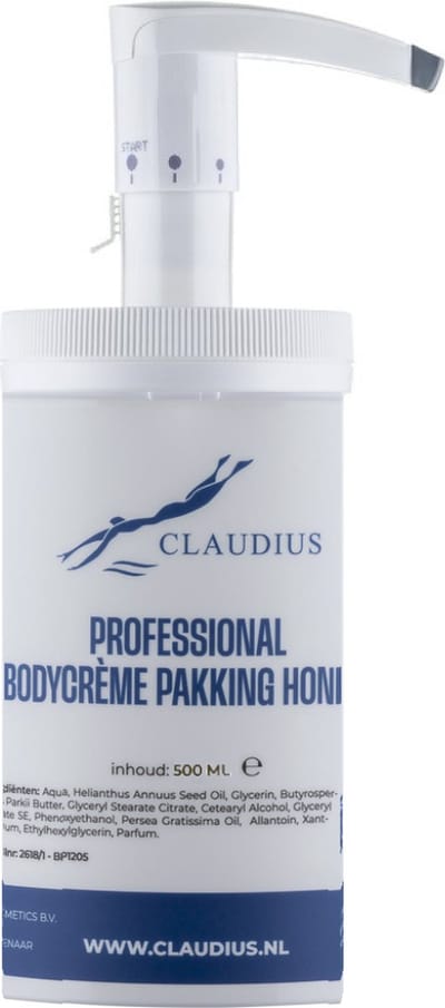 Professional Bodycrème Pakking Honing - 500 ml - in handige salonverpakking
