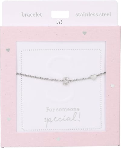 Depesche - Armband "Heart of Gold" - mot. 026 - S - silver