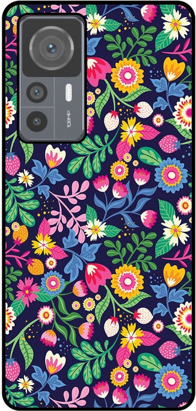 Smartphonica Telefoonhoesje Geschikt voor Xiaomi 12T / 12T Pro met bloemen opdruk - TPU backcover case flower design geschikt voor Xiaomi 12T;Xiaomi 12T Pro