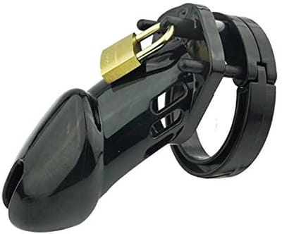 Intenz® Kuisheidskooi - Zwart - Chastity Cage - Groot - Peniskooi - Sex Toys voor Koppels - Inclusief Slotje