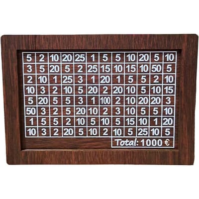 Houten spaarvarken met telpen 1000/2000/3000/5000/10000 Euro Geld spaardoos Contant geld houder Kinderen contant geld geldkistje Muntbank