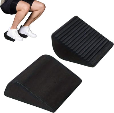 Squat Blocks Wedge - Workout Raise Board - Beenoefeningen Verbeteren - Ergonomisch Boogontwerp - 165 x 15 x 8 cm