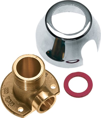 Bonfix muurplaatkoppeling - universeel 1/2'' x 12 mm met rozet