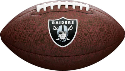 Wilson WTF1748XB NFL Backyard Legend Club Raiders voor Sport Fanzone