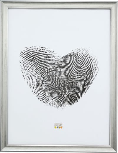 Deknudt Frames fotolijst S40JE2 - zilver met zwarte zijkant - 40x50 cm