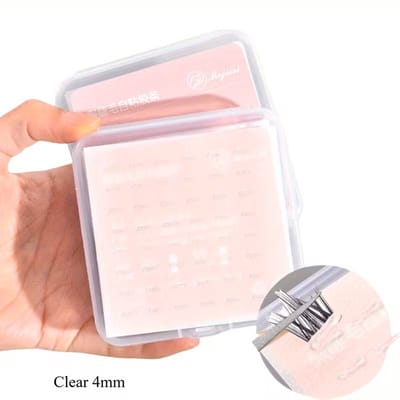 @ Lu’s Today® – Basic Beauty Essentials – Nepwimpers - Zelfklevende Lash Strips – 144 Stuks – Transparant – 4 mm – Voor Wimperclusters Zonder Lijm – Op de Wimperharen