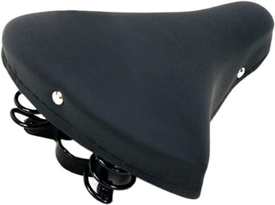 Comfortabel Veren Zadel voor Dames en Heren Fiets - Klassieke en Vintage Stijl