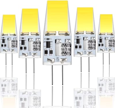 G4 LED Lampjes (5W) - Koud Wit (6000K) - 500 Lumen - 12V AC/DC - 5 Stuks - Halogeen Vervanger