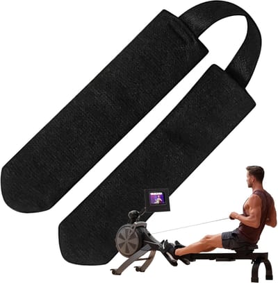 Roei handvat bescherming - Antislip kussen - Comfortabel trainen - Voorkomt blaren - 3 x 8 x 3 cm - Zwart