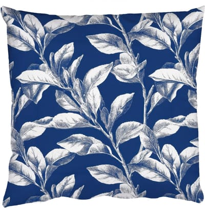 Sierkussens - Kussentjes Woonkamer - 50x50 cm - Botanisch - Patroon - Blauw