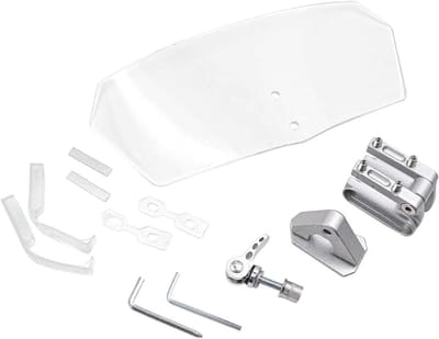 EGoods - Verstelbare Wind Deflectors voor Motorfietsen - Verbeterde Windbescherming - Eenvoudig te Monteren