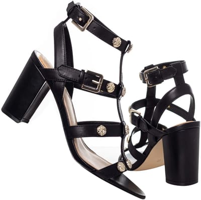 GUESS - maat 38 - Sandalen met hak - Zwart