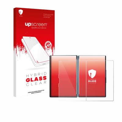 upscreen - Screenprotector voor Lenovo Yoga Book 9 14IAH10 - Folie Beschermfolie Beschermglas transparant