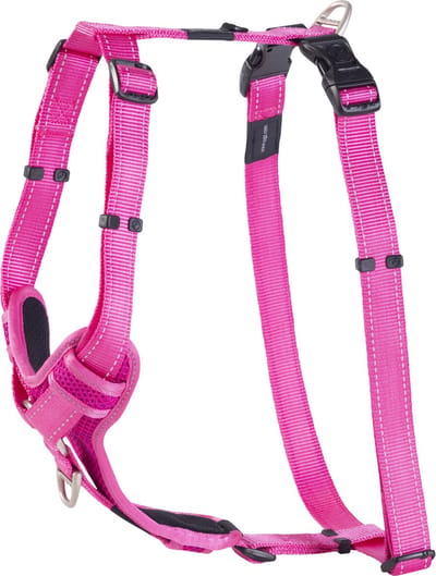Rogz Utility Control Tuig Roze - Hondenharnas - Xl 60-100x2.5 Cm