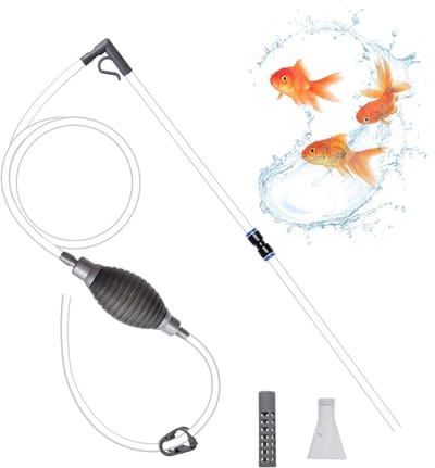 Efficiënte aquarium stofzuiger voor het reinigen van aquaria, eenvoudig in gebruik en duurzaam