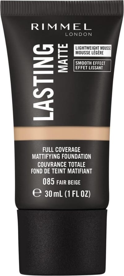 Rimmel London Lasting Matte Fair Beige 085 Foundation