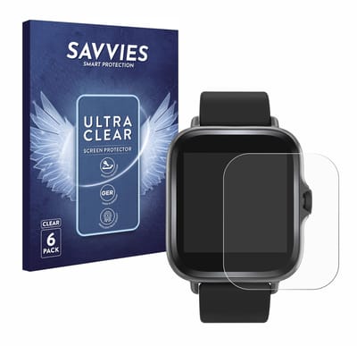 Savvies - Screenprotector voor Denver SWC-156 - Folie Beschermfolie transparant 6 Stuks