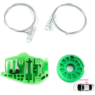 BWR660 Elektrische Raambedieningsregelaar Reparatieset Achter Rechts voor BMW 3 Serie E90 E91 2004-2012 4/5 Deurs Sedan SW 51357140590