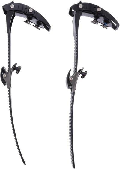 Skates Gespen Set - Vetersluiting Vervanging - Schoenen Vastzetten - Verstelbare Lengte - 25 x 2.5 cm - Zwart