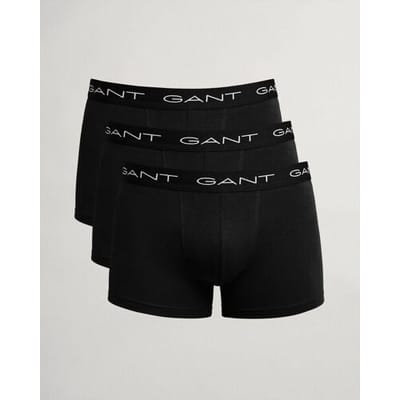 Gant Boxershorts Trunk 3-Pack Zwart - Maat XL - Heren