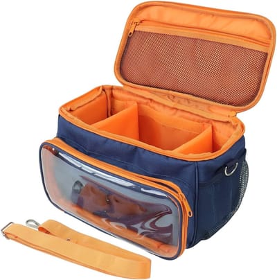 Opbergcase voor Toniebox - Ideale draagtas voor figuren en accessoires, perfect voor kinderen, inclusief starterset (blauw)