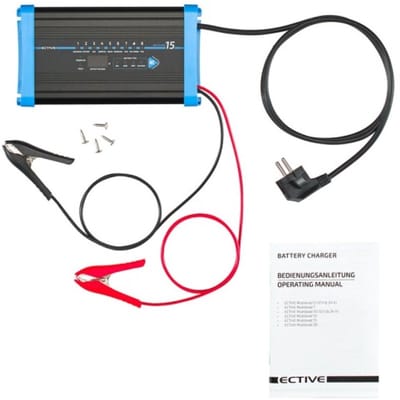 Ective Acculader compact 12V/24V 8-traps Multiload - 12V, 5A