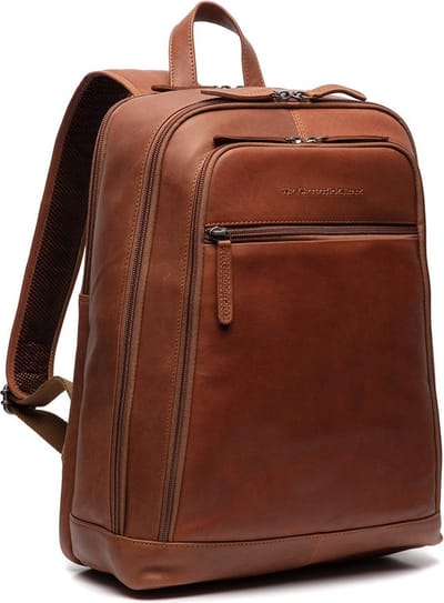 Chesterfield Waxed Pull Up Laptoprugzak Detroit Cognac