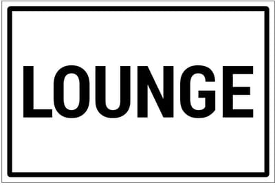 Lounge bord | gecoat dibond materiaal | 30 x 20 cm