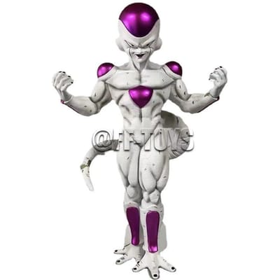 23CM Figurine Anime Dragon Ball Z Frieza Figurine Frieza Figurines d'Action en PVC Modèle de Collection Jouets pour Enfants Cadeaux de Noël gray