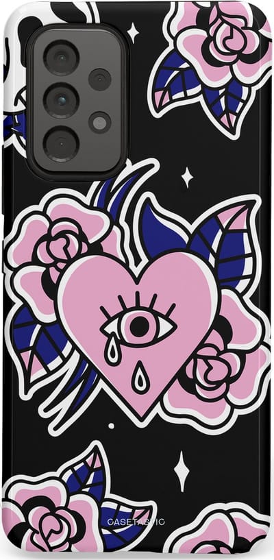 Casetastic Hoesje Geschikt voor Samsung A53 - Stijlvolle Beschermende Duo-layer Case - Eindeloze passie