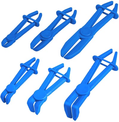NTHProducts - Slangklemmen Set - Slangklemmen Pliers - Ergonomische Grip - Blauw - Ideaal voor Brandstof- en Koelvloeistoffen - Hoogwaardige Kunststof ...