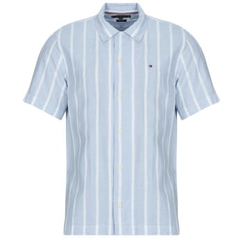 Overhemd Korte Mouw Tommy Hilfiger LINEN BLEND STRIPED SS RF SHIRT