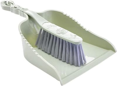 Kleine Bezem en Stoffer - Reinigingsset Veegset - Bureau Schoonmaken - Compact Haakontwerp - Niet gespecificeerd - Afbeelding Kleur