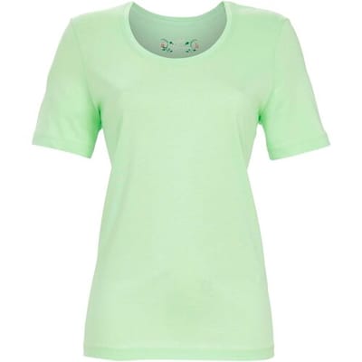 Basic groen pyjamashirt Ringella - Groen - Maat - 36