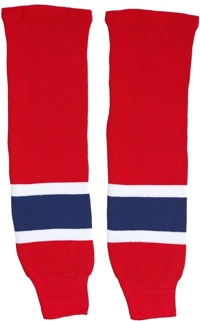 IJshockeysokken Senior Montreal rood-wilt-blauw