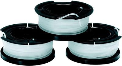 Reserve Spoelen - Trimmer Spoelen - Onkruid Verwijderen - Zelfoprollend Systeem - 3 x 10 m - Zwart Transparant