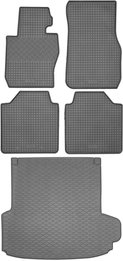 Rigum - Koffer- en Vloermatten Set - Voor BMW 3 F34 GT - 2013-2020 - Zwart