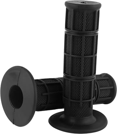 Universele Motor Stuurhandvatten Zwart 22mm 7/8" Antislip Comfortabele Silicone Handvatten