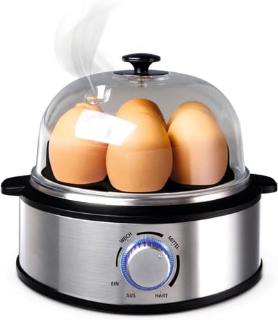 CLVP® Eierkoker Electrisch - Met Timer - Roestvrij Staal